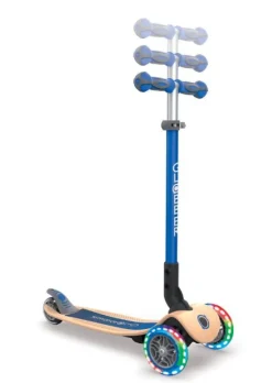 Globber Primo Wood Foldbar Løbehjul Blå