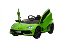 Grøn Lamborghini Aventador SVJ, 12V