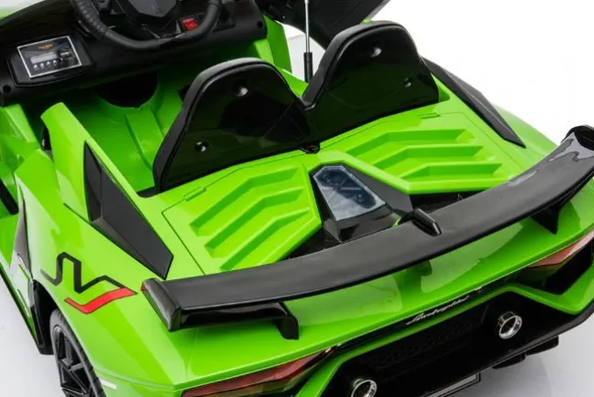 Grøn Lamborghini Aventador SVJ, 12V