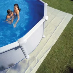 Ground Cover for Oval Pool 4,90 x 3,60 m