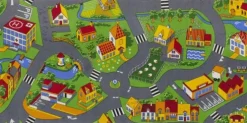 Gulvtæppe, Legetæppe By-Trafik 95 x 200