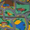 Gulvtæppe, Legetæppe Trafik 95x200 cm