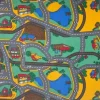 Gulvtæppe,Trafik Legetæppe 140x200 cm