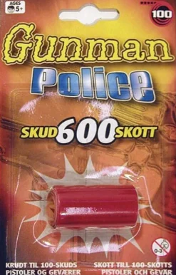 Gunman krudt 100 stk. (6 ruller)