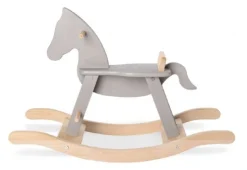 Gyngehest Pinolino med ring, Grå