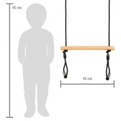 Gynge med Trapez og Gymnastikringe