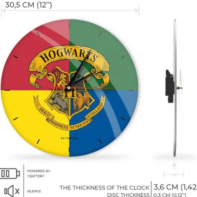 Harry Potter Hogwarts Crest Analogt Vægu
