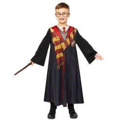 Harry Potter kostume m. tilbehør 104 cm