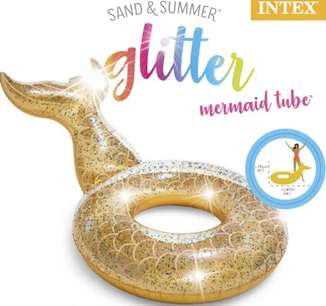 Havfrue Glitter Badering