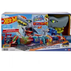 Hot Wheels City Ultra Shark Car Wash