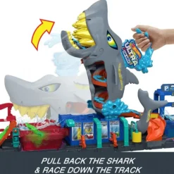 Hot Wheels City Ultra Shark Car Wash