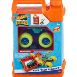 Hot Wheels Fuel N Go Playset Monster Tru