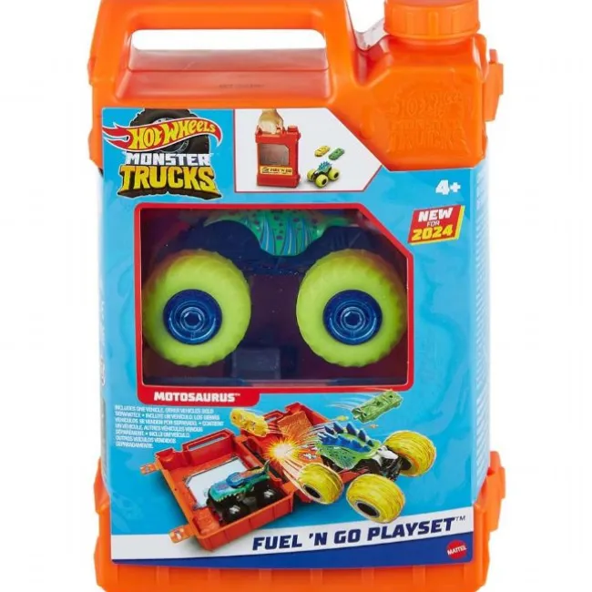 Hot Wheels Fuel N Go Playset Monster Tru