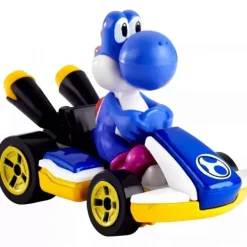 Hot Wheels Mario Kart Blue Yoshi 1:64