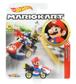 Hot Wheels Mario Kart Mario, 1:64