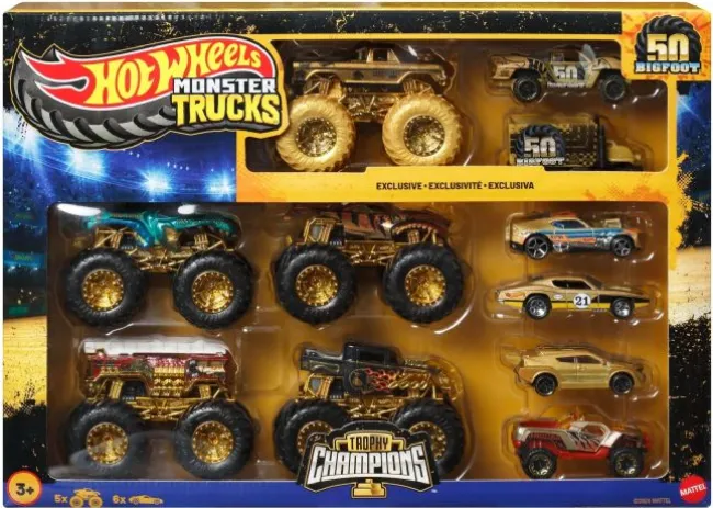 Hot Wheels Monster Trucks Trophy Champs