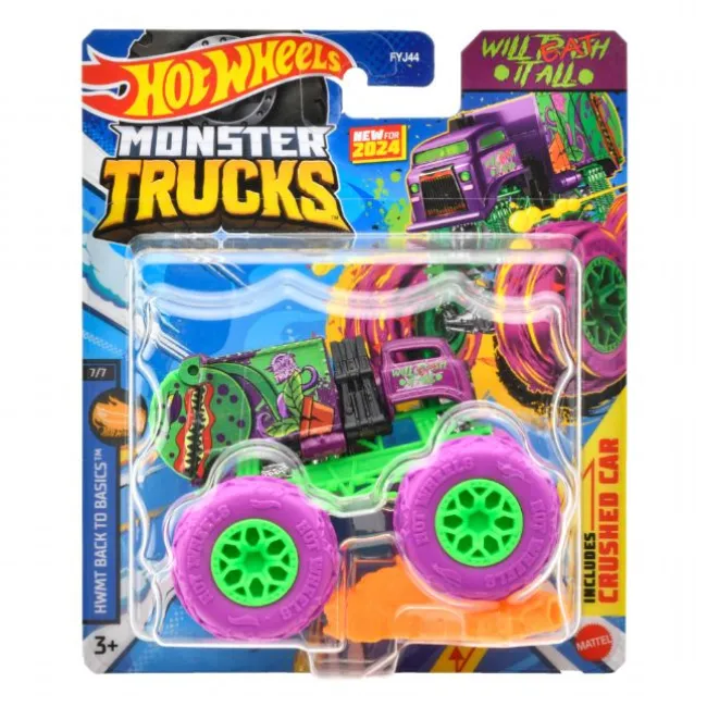 Hot Wheels Monster Trucks Will Eat it Al
