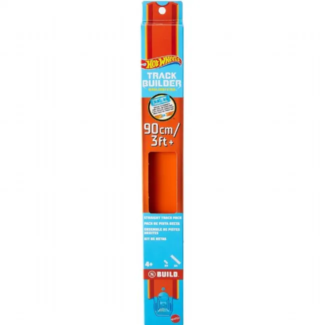 Hot Wheels Straight Track Pack Orange