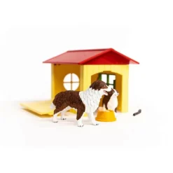 Hundehus med hundemor og hvalp