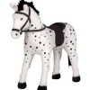 Hvid Hest med Lyd 70 cm
