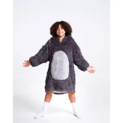 Hygge hoodie, dovendyret str. M
