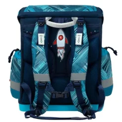 Ice Blue Skoletaske med 5 Dele