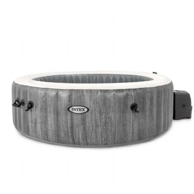Intex PureSpa Grey Wood Deluxe 216x71cm