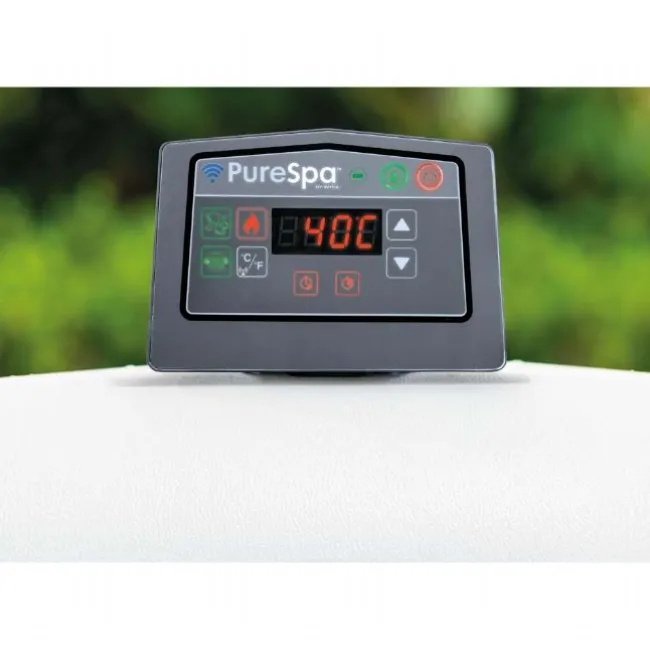 Intex PureSpa Grey Wood Deluxe 216x71cm
