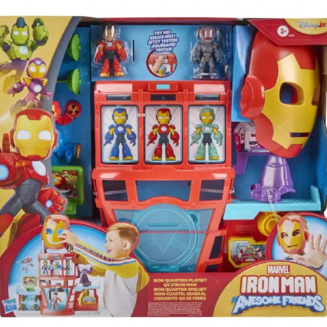 Iron Man + Friends Iron Quarters Playset