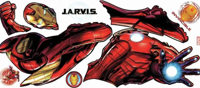 Iron Man Glow Wallstickers