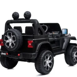 Jeep Wrangler Rubicon Elbil 4x12V sort