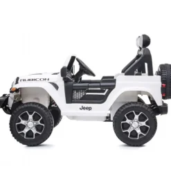 Jeep Wrangler Rubicon Elbil 4x12V hvid