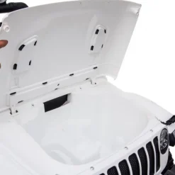 Jeep Wrangler Rubicon Elbil 4x12V hvid