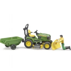John Deere plænetraktor med anhænger