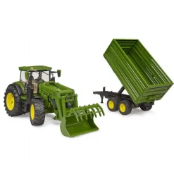 John Deere 7930 Traktor med Anhænger