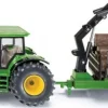 John deere traktor med transporter 1:50