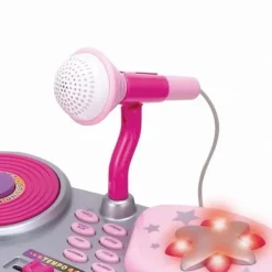 Keyboard til børn med skammel Pink