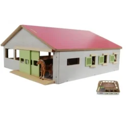 Kids Globe Ridehus 3 Bokse Pink