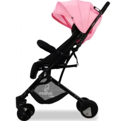 Klapvogn Flight Travel+, Pink/Sort