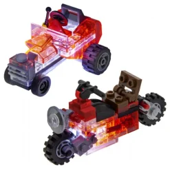 Laser Pegs Mini Rod og Red Motorcycle