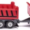 Lastbil med tippelad og vippetrailer