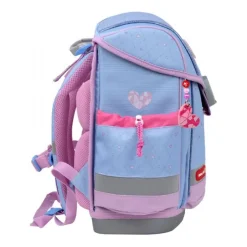 Lavendel Skoletaske med 5 Dele