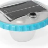 LED lampe, flydende med solcelle