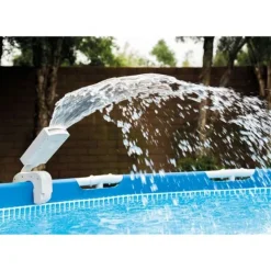 LED pool lys og sprayer 4 farver