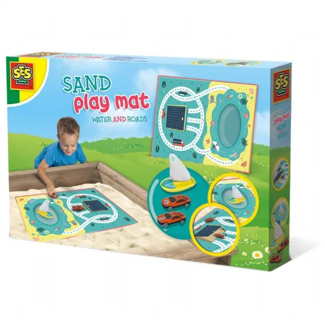 Legemåtte til sandkassen, Veje og vand