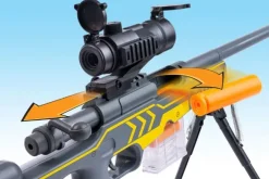Legetøjs Sniper riffel m. kikkert 82c