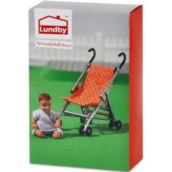 Lundby paraplyklapvogn inkl. baby