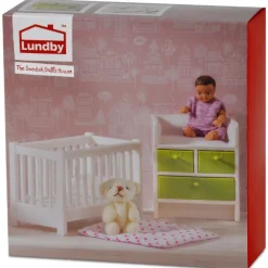 Lundby tremmeseng & puslebord