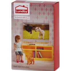 Lundby TV-sæt med Puf