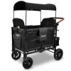 Luxe Quad Foldbar Trækvogn - Sort